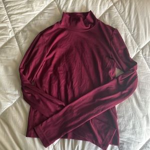 XS Burgundy Turtleneck